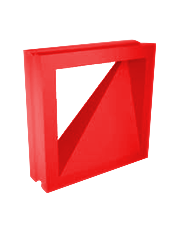 Crosstine Breeze blocks terracota color